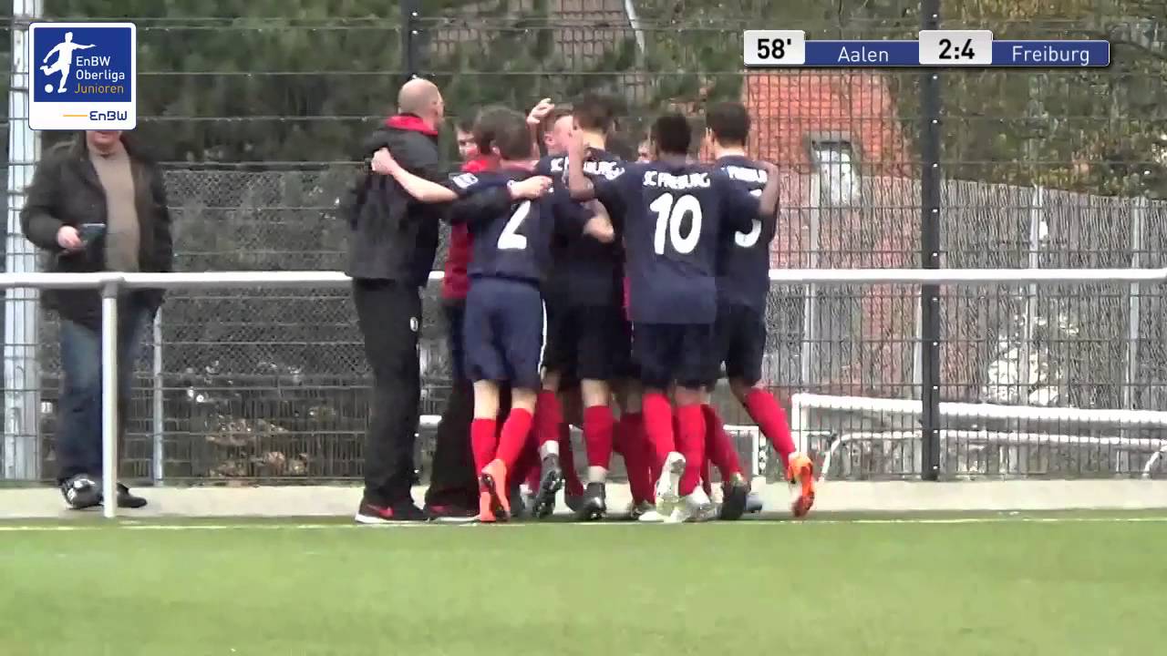 EnBW Oberliga B-Junioren: VfR Aalen - SC Freiburg 2 - YouTube