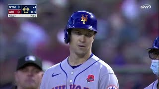 【MLB】さも当然かのようにタイムリーを打つジェイコブ・デグロム　2021/5/31 Dバックスvsメッツ