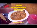 Cara  Senang Nak Buat Sos Blackpepper  | Ayam Blackpepper | Nampak macam ikan tapi sebenarnye ayam