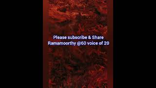 Oru Thaali Varam Kettu/ Karaoke Track for Female by Ramamoorthy @60 voice of 20