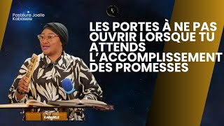 Calme toi et attends l'accomplissement des promesses | Pasteur Joëlle Kabasele