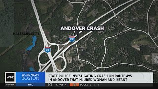 Infant critically hurt in Route 495 crash in Andover possibly caused by distracted driving