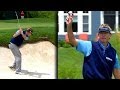 Brad Faxon's Impressive 1st-Round 67 Including a Great Bunker Save | 2014 Senior PGA Championship