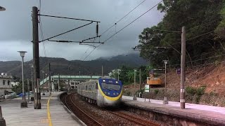 4027次區間快車龜山站通過