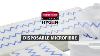 Rubbermaid HYGEN™ Disposable Microfibre System Demo