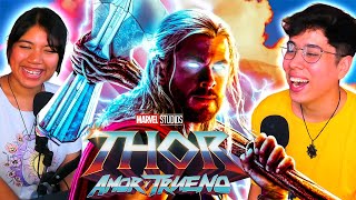 VIENDO POR PRIMERA VEZ THOR AMOR Y TRUENO  (2022) PELICULA REACCIÓN!