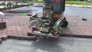 PaveDrain Machine installation -