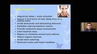 Wellness Webinar: Sleep Hygiene- How to Get a Better Night's Rest