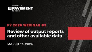 Review of output reports and other available data in AASHTOWare Pavement ME Design