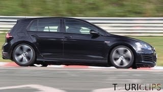 2014 Volkswagen Golf R mule testing on the Nürburgring Nordschleife!