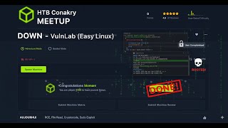 HTB Conakry: DOWN (VulnLab Easy)