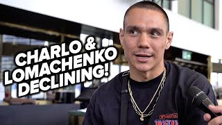 TIM TSZYU SAYS CHARLO DECLINING; LOMACHENKO PAST PRIME AS HE DECLARES NEW KING IS COMING!