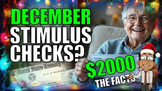 December 2024: $2000 4th Stimulus Check Update | The Facts | Social Security, SSDI, SSI, Low Income