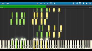 Beethoven's Fifth Symphony Piano - Franz Liszt Synthesia 100% Speed