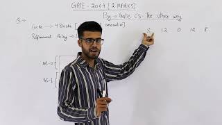 Gate 2004 pyq CAO | Consider a small two-way set-associative cache memory, consisting of four blocks