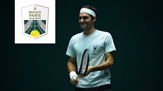 Roger Federer is here ! | Rolex Paris Masters 2018
