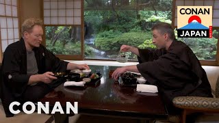 Conan \u0026 Jordan Share A Kaiseki Meal | CONAN on TBS