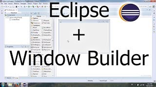 Install Window Builder plugin for Eclipse Oxygen to create Java Swing