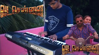 ennadi maayavi nee song in keyboard | #piano_cover | vada Chennai movie love song | #musician_ragu