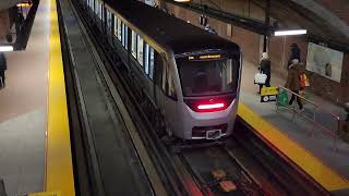 Montréal Métro: Compilation video of metro action from mid December of 2022 to early January of 2023