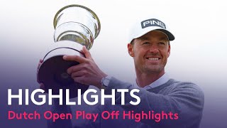 Victor Perez Beats Ryan Fox in Four Hole Play-Off | 2022 Dutch Open