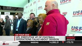 UFL Executive VP of Football Operations talks about upcoming season