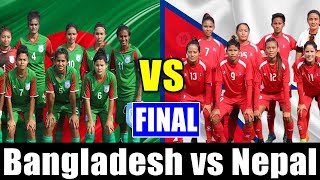 bangladesh vs nepal football live  | BAN vs NEP Live | Saff Women Football 2022 Final Live