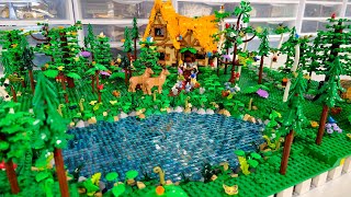 LEGO Pond \u0026 Forest | HUGE Plate for Snow White \u0026 the 7 Dwarfs Set