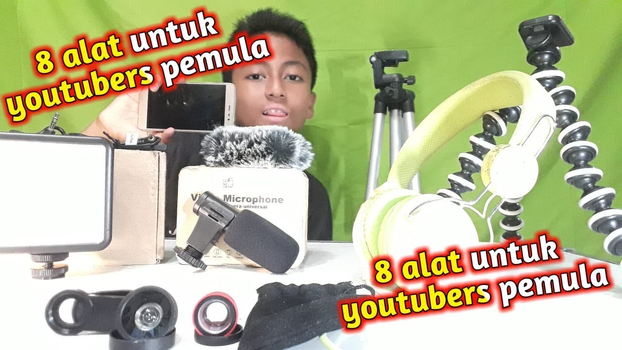 8 Alat Untuk Youtubers Pemula - YouTube