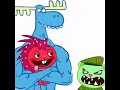 flaky prefers lumpy flippy very jealous 😠 happytreefriends shorts flippyxflaky htf