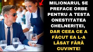 MILIONARUL SE PREFACE ORBE PENTRU A TESTA ONESTITATEA CHELNERIȚEI, DAR CEEA CE A FĂCUT EA L-A...