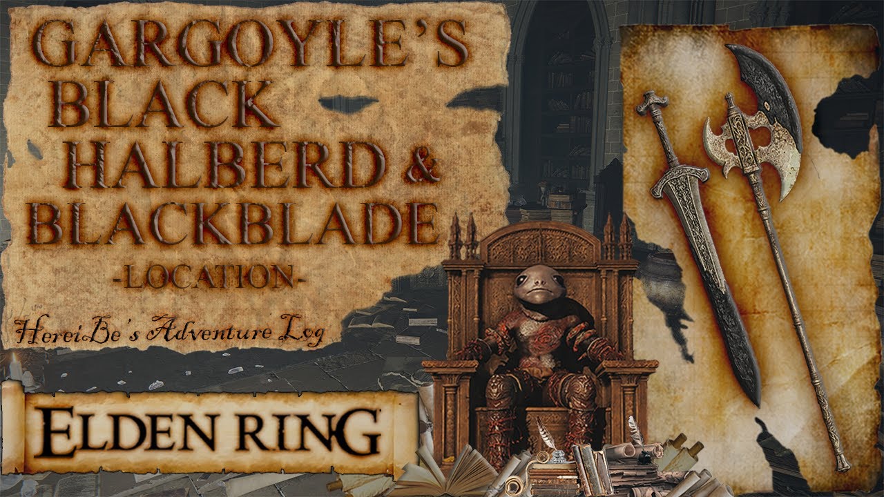 Gargoyle's Black Halberd & Blackblade Location | Elden Ring - YouTube