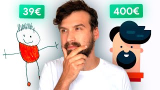 Je paye 4 ARTISTES pour des illustrations