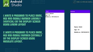 Android Studio Tutorial 2023 || Mobile Application Development Practical Video || Android App