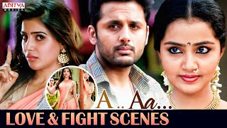 Nithin Latest Movie Romantic & Fight Scenes | A Aa Movie Scenes | Samantha | Anupama | Aditya Movies