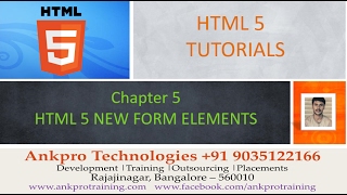 HTML 5 - Chapter 5 -HTML 5 new form elements datalist, output, keygen and meter