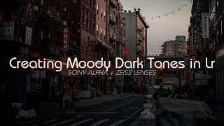 How-To: Creating Moody Dark Tone Images in Lightroom for Instagram | Street Photography Lr Tutorial