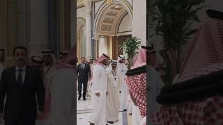 الشيخ مشعل الاحمد الجابر الصباح الكويت الحبيبه   في استقبال الامير  محمد بن سلمان ❤️🇸🇦🇰🇼