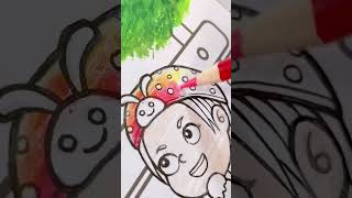 Attempt MASTERPIECE on kid's coloring page | Coco Wyo Coloring Book