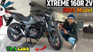 Hero Xtreme 160r 2V 2025 Model Review | 2025 Hero Xtreme 160R 2V Stealth Black Colour