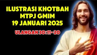 ilustrasi khotbah MTPJ GMIM 19 Januari 2025, ulangan 30:11-20