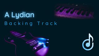 Essential A Lydian guitar backing track 110bpm