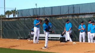 Edward Cabrera at Marlins camp