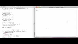 Python Curses Snake Tutorial 3: Food and Growth