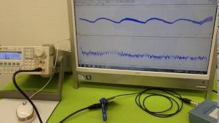 オリジナル超音波プローブの「発振・制御」実験　Ultrasonic experiment　（超音波システム研究所　ultrasonic-labo）