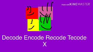 Decode Encode Recode Tecode X Logo