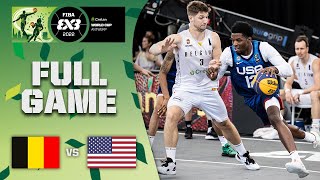 Belgium v USA | Men | Full Game | Crelan FIBA 3x3 World Cup 2022