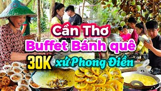 701. Cần Thơ - Buffet bánh xèo, bánh quê ăn ngon quên lối về tại vườn trái cây Phong Điền Cần Thơ