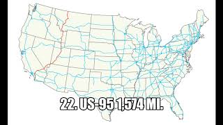 TOP 30 LONGEST US HIGHWAYS