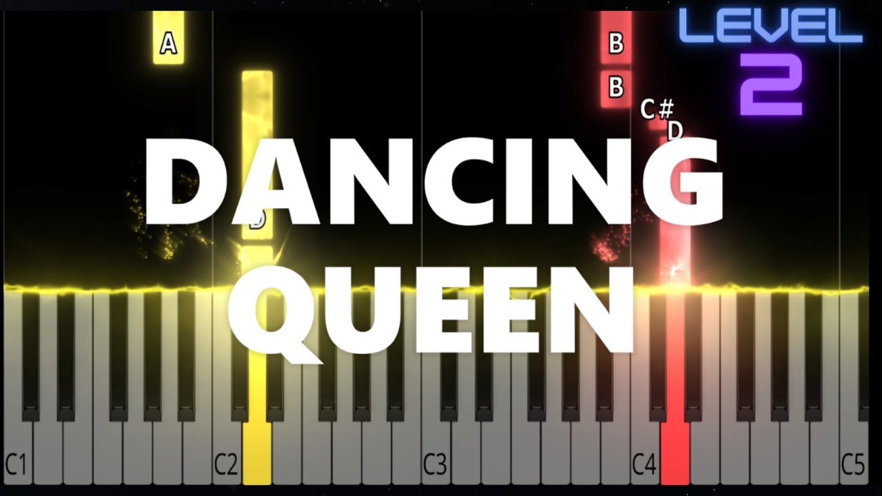 Dancing Queen Abba Easy Piano Tutorial Accords Chordify
